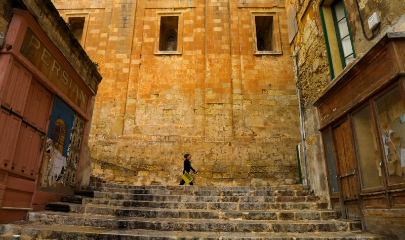 In step, Valletta, Malta, 2011