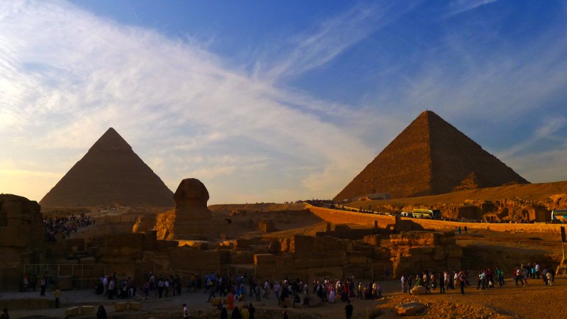 At the Pyramids, Cairo, Egypt, 2011