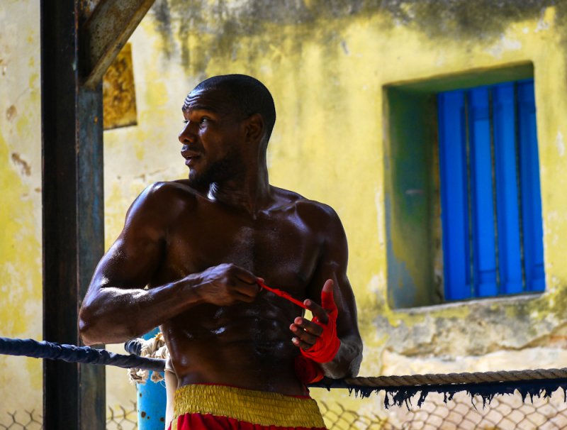 Preparation, Rafael Trejo Boxing Gym, Havana, Cuba, 2012