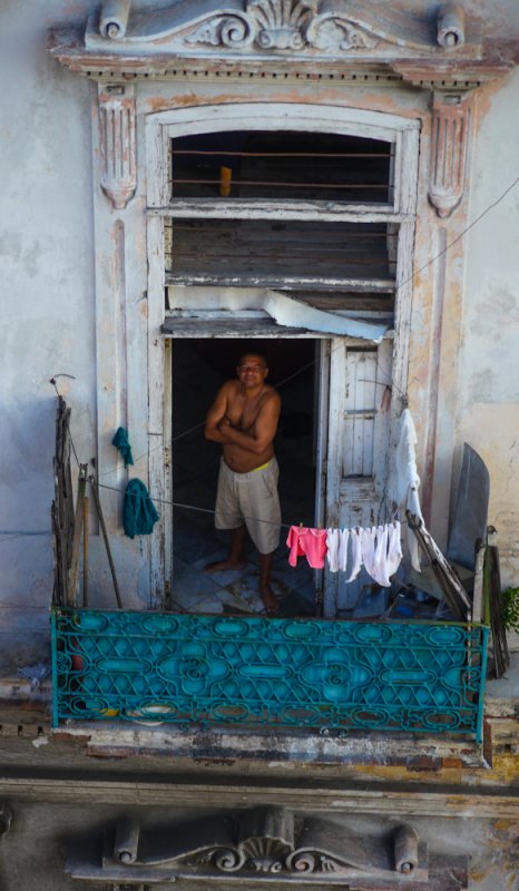 Balcony portrait, Havana, Cuba, 2012