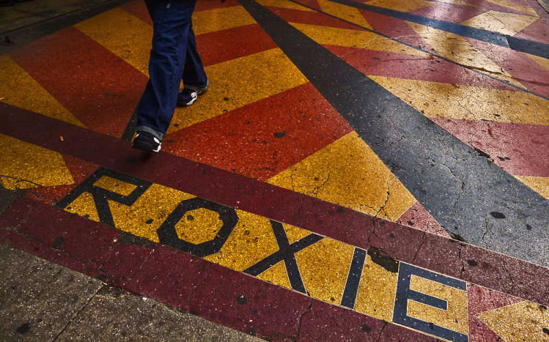 Hard times on Broadway, Los Angeles, California, 2012