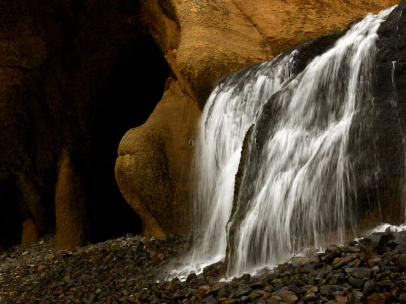 Waterfall, Hug Point, Oregon, 2006