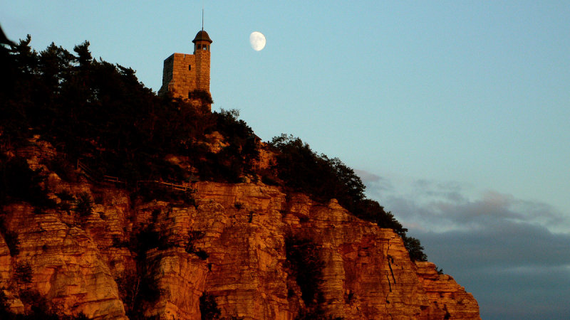 Moonrise at Mohonk, New Paltz, New York, 2006