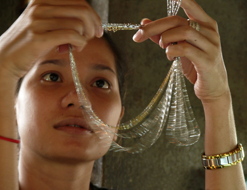 Chains, City Market, Phnom Penh, Cambodia, 2008