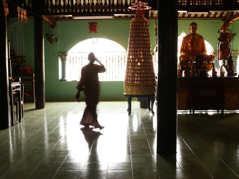 Buddhist temple, Vinh Long, Vietnam, 2008