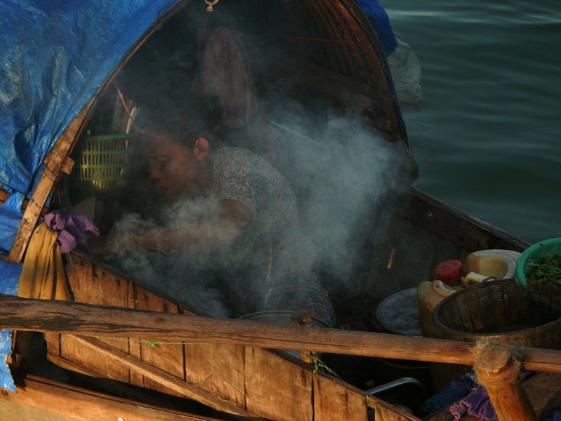 Dinner on the Perfume River, Hue, Vietnam, 2007