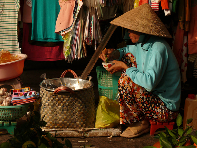 Market colors, Long Xuyen, Vietnam, 2008