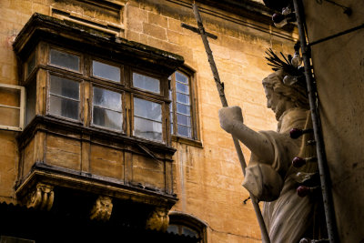 Street corner, Valletta, Malta, 2011