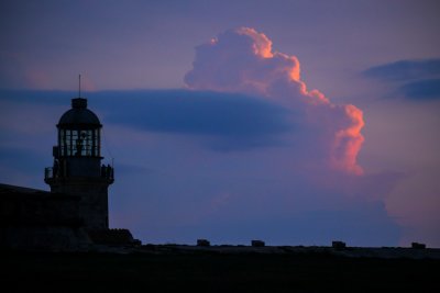 Dusk, Morro Castle Lighthouse, Havana, Cuba, 2012