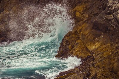 The crash of surf, Point Lobos State Natural Reserve, Carmel, California, 2012