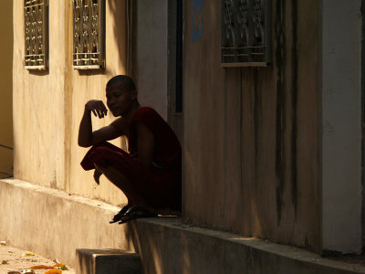 Monk, Phnom Penh, Cambodia, 2008