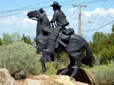End of the Trail Scupture