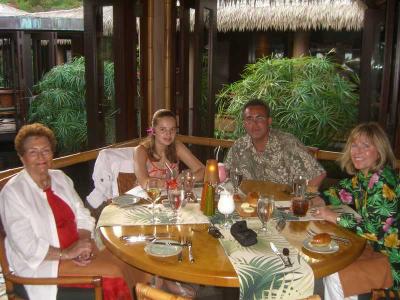 Dinner at the Tidepool Resturant