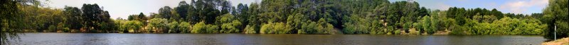Lake at Daylesford Victoria Panorama