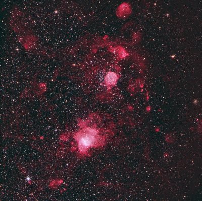 NGC346 Nebula in the Small Magellanci Cloud  3 hours 10 minutes
