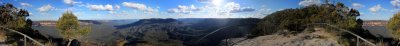Leura Sublime Point Blue Mountains NSW Panorama