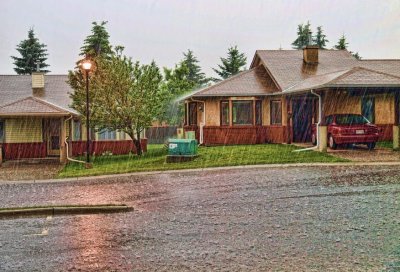 Summer Evening Rain Storm