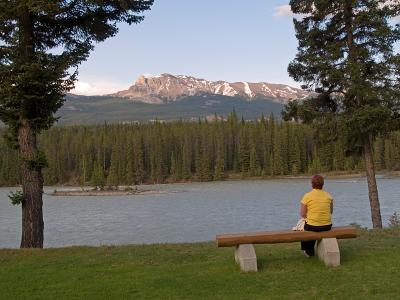 Evening view ... on the Athabasca