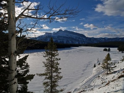 Winter at Two Jack Lake