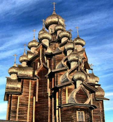 A Church Made Of Wood, Russia.JPG