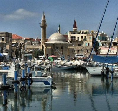 A View on Acre From The Marina.JPG