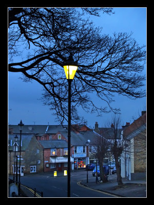 Earls Barton Winter Eve lamp