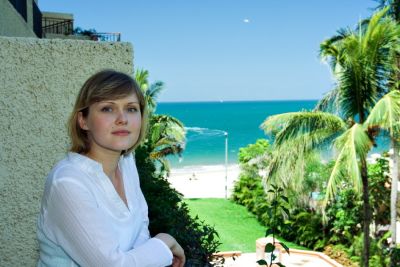 On our balcony