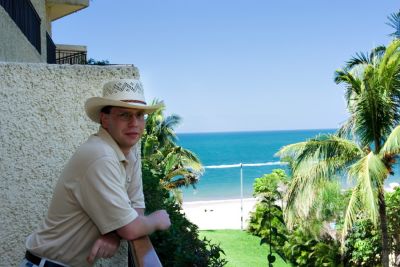 On our balcony