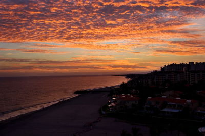 Sunset from hotel roof