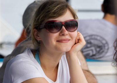 On the boat to Marietas Islands