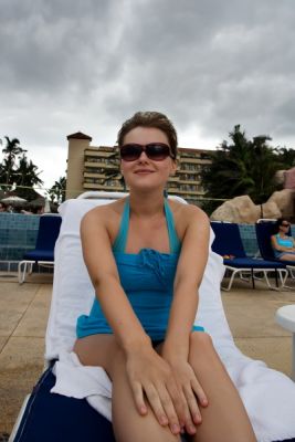 At the beach