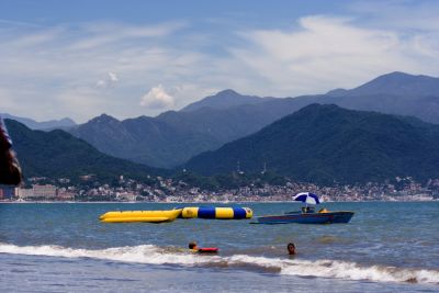 View from the beach
