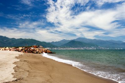 The beach