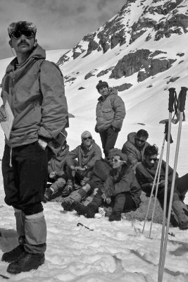 Grupo de participantes en La Alta Ruta de Gredos 1972