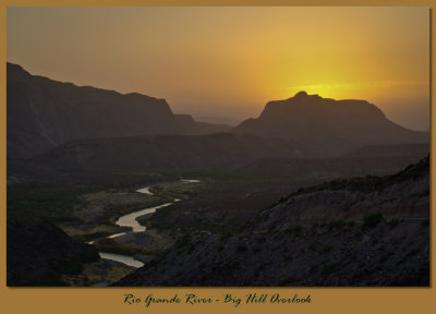 Rio Grande River from Big Hill Overlook