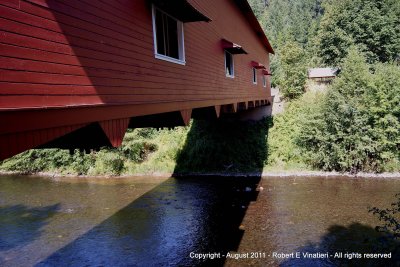 Side shot - Westfir Office Covered Bridge