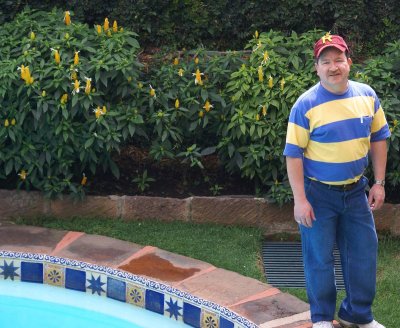 Bob at Brady Home pool
