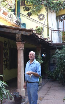 Bill in his Cuernavaca home