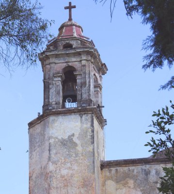 Tepoztlan church tower