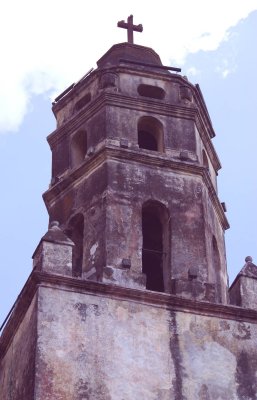 Tepoztlan church tower
