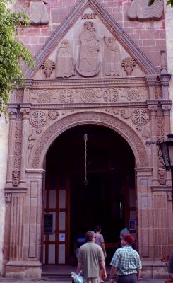 Tepoztlan church entry