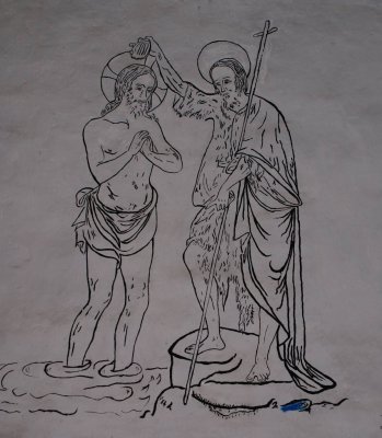 Ocuituco Convent - wall drawings
