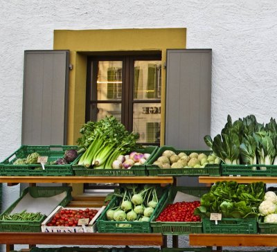 The Greengrocers window...