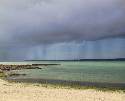 But the black clouds were too fast…