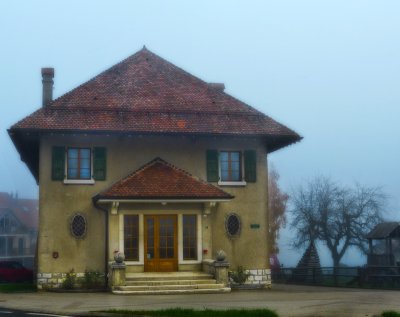 The little house in the mist