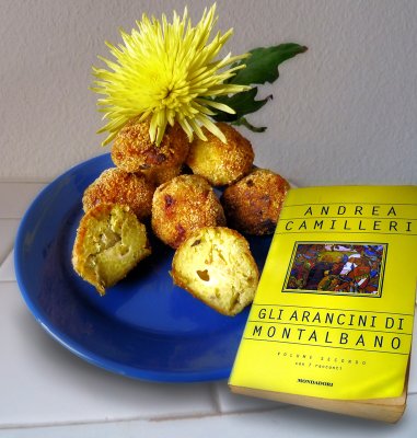 Some flowers like detective stories and  arancini...