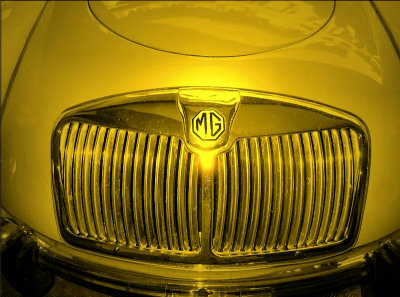 Golden car