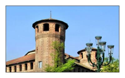 The towers of Madama Palace