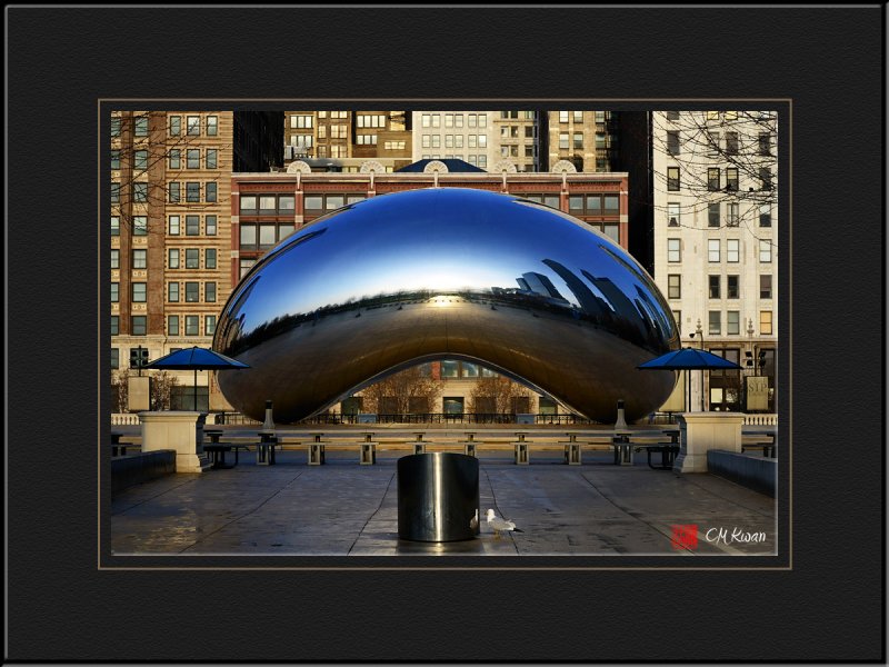 The Only Visitor to Cloud Gate