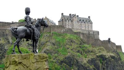 Viewed from Princes Street Garden